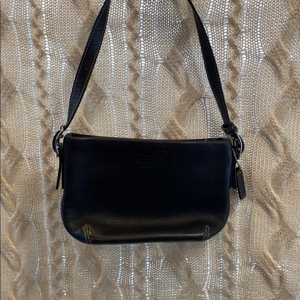 Small Coach leather handbag